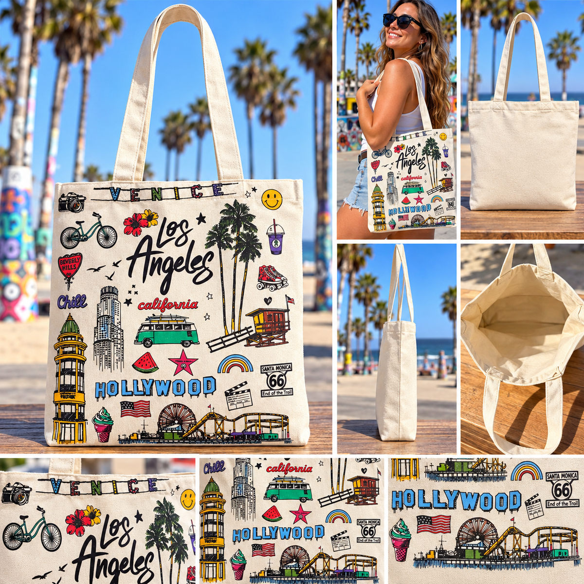 Venice Beach Tote Bag